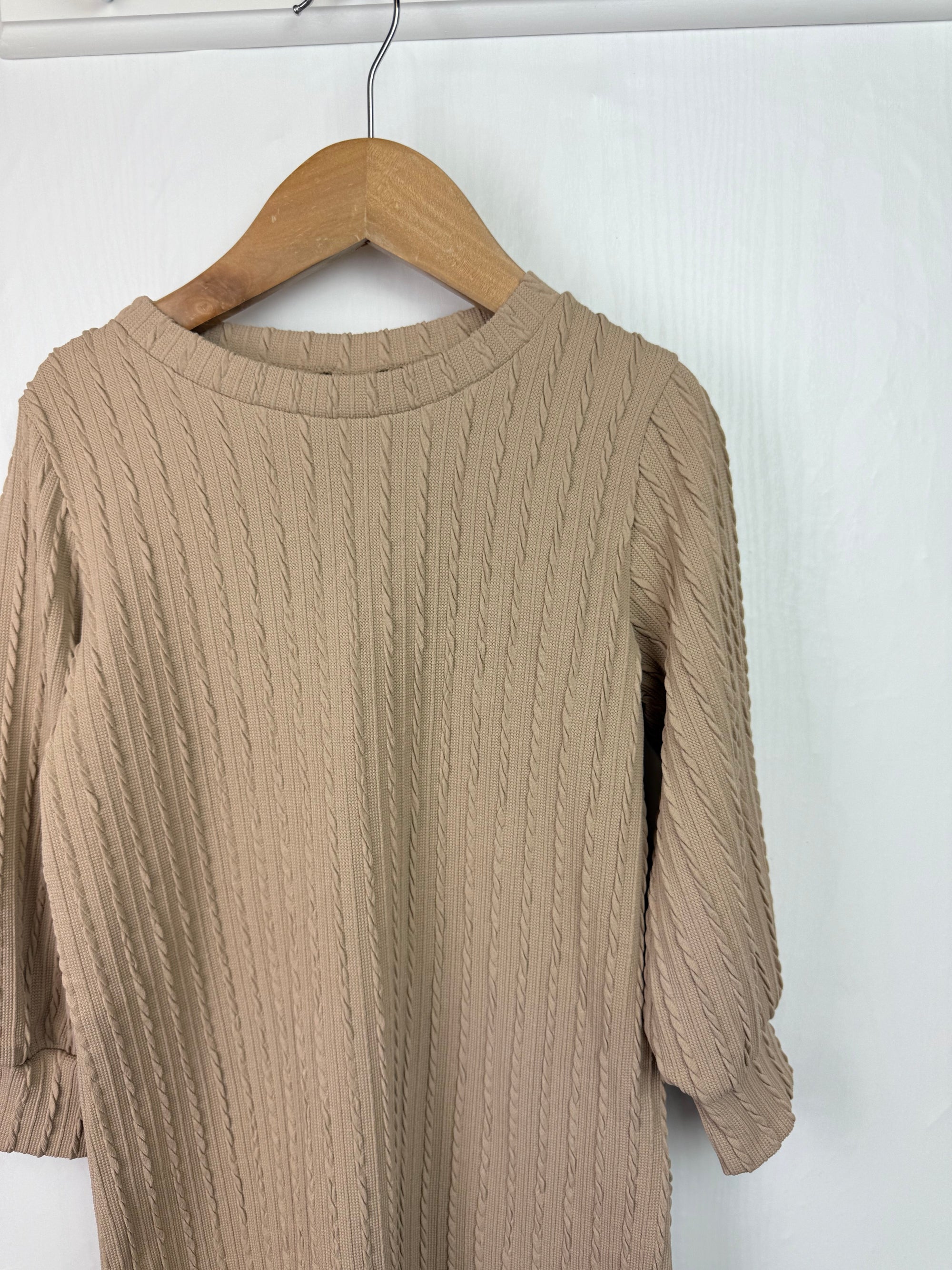 Shein Long Sleeve Ribbed Dress - Girls 5 Years - Little Ones Preloved. Second Hand Children's & Preloved Baby, Kids, Girls & Boys Clothes. UK online
