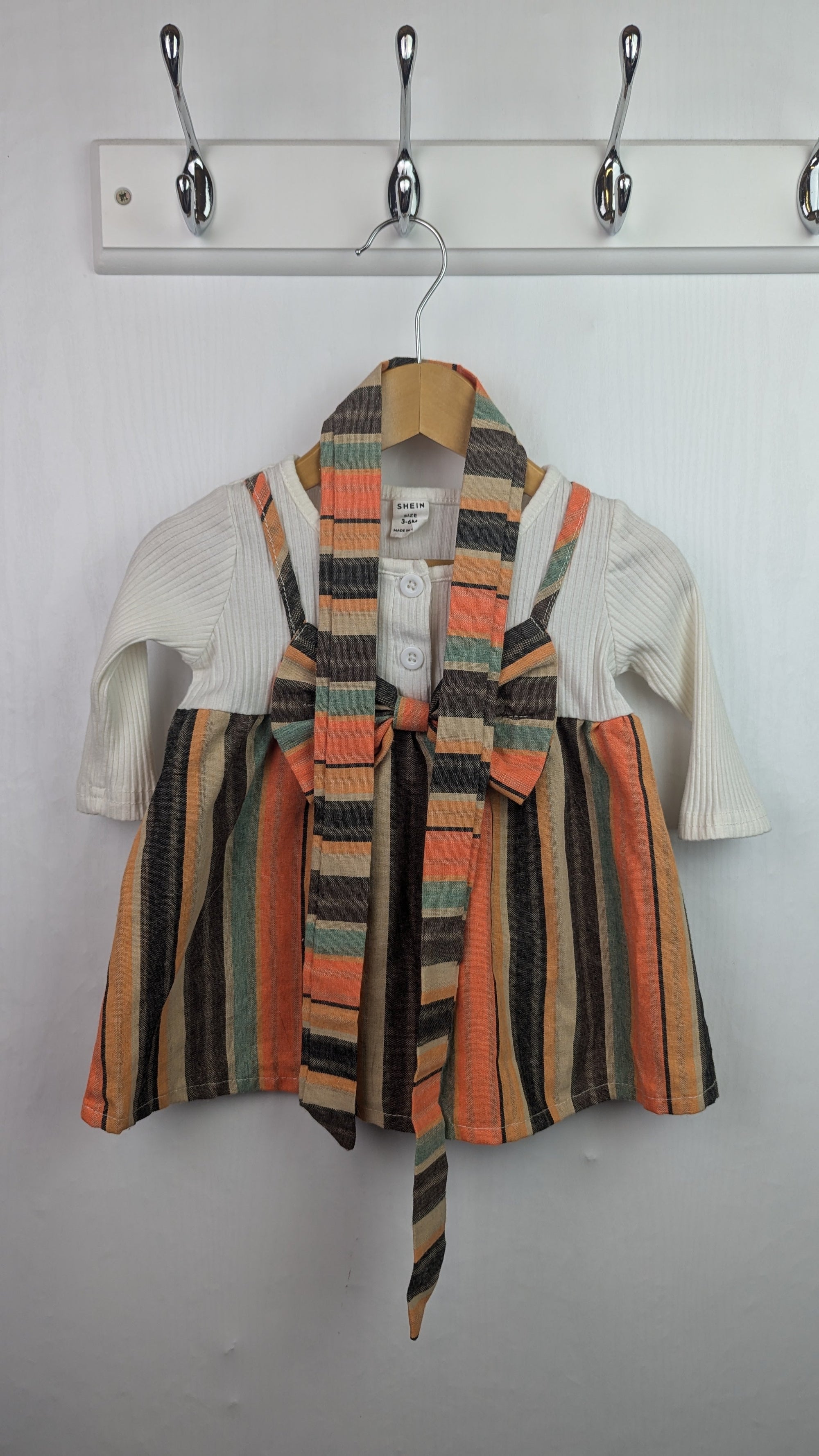 Shein Mutlicolour Dress - Girls 3 - 6 Months - Little Ones Preloved. Second Hand Children's & Preloved Baby, Kids, Girls & Boys Clothes. UK online