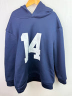 Shein Navy '14' Hoodie - Unisex 10 Years - Little Ones Preloved. Second Hand Children's & Preloved Baby, Kids, Girls & Boys Clothes. UK online