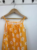Shein Orange Floral Dress - Girls 7 Years - Little Ones Preloved. Second Hand Children's & Preloved Baby, Kids, Girls & Boys Clothes. UK online