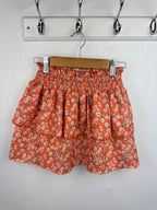 Shein Orange Floral Skirt - Girls 7 Years - Little Ones Preloved. Second Hand Children's & Preloved Baby, Kids, Girls & Boys Clothes. UK online