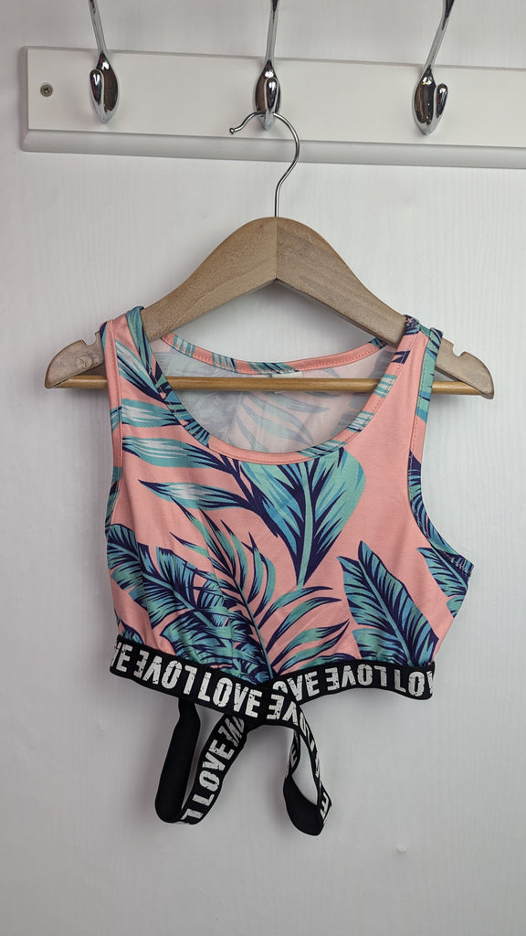 Shein Pink Tropical Top - Girls 8 Years Little Ones Preloved Used, Preloved, Preworn & Second Hand Baby, Kids & Children's Clothing UK Online. Cheap affordable. Brands including Next, Joules, Nutmeg Morrisons, TU, F&F, H&M.