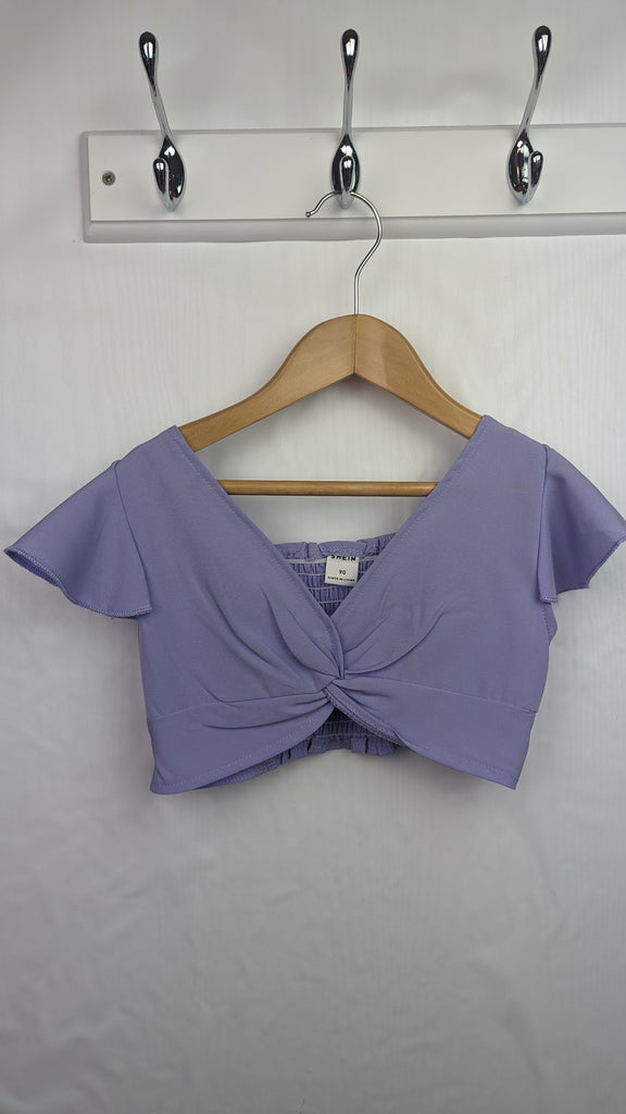 Shein Purple Crop Top 2 Years Shein Used, Preloved, Preworn & Second Hand Baby, Kids & Children's Clothing UK Online. Cheap affordable. Brands including Next, Joules, Nutmeg Morrisons, TU, F&F, H&M.