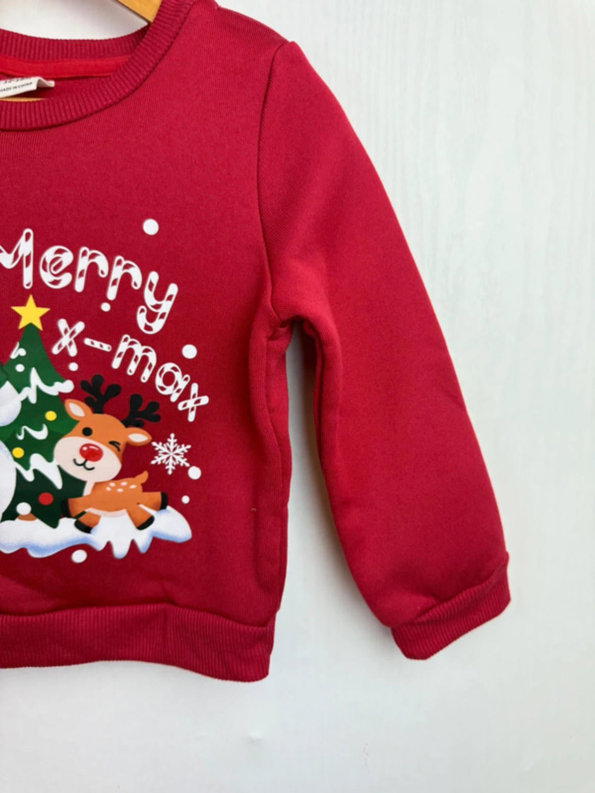 Shein Red Christmas Jumper - Unisex 12 - 18 Months - Little Ones Preloved. Second Hand Children's & Preloved Baby, Kids, Girls & Boys Clothes. UK online
