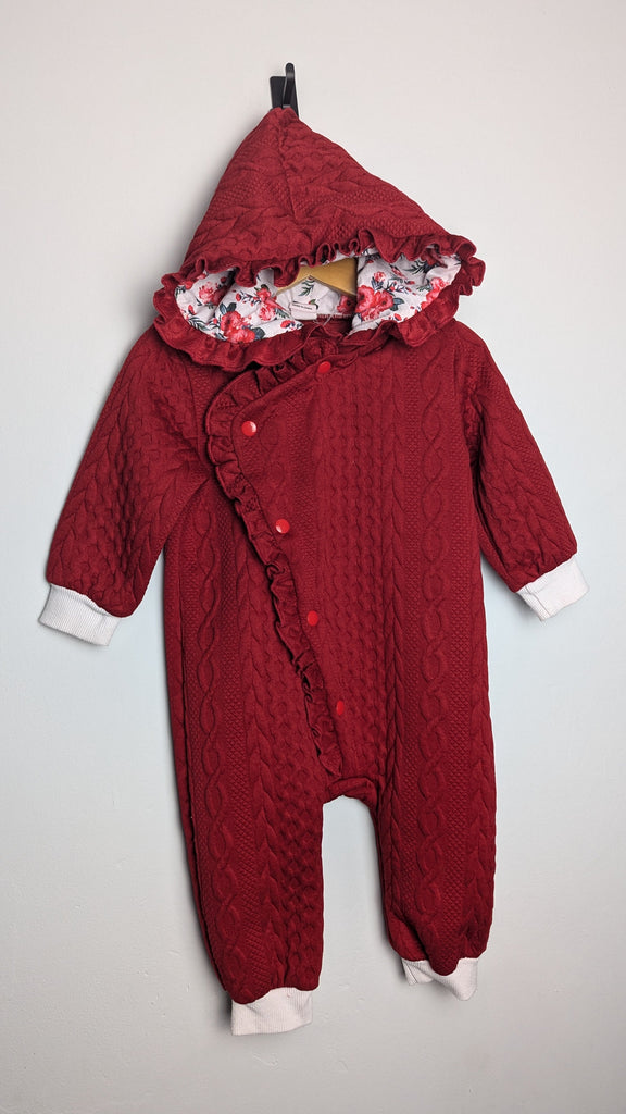 Shein Red Floral Onesie - Girls 9-12 Months Little Ones Preloved Used, Preloved, Preworn & Second Hand Baby, Kids & Children's Clothing UK Online. Cheap affordable. Brands including Next, Joules, Nutmeg Morrisons, TU, F&F, H&M.