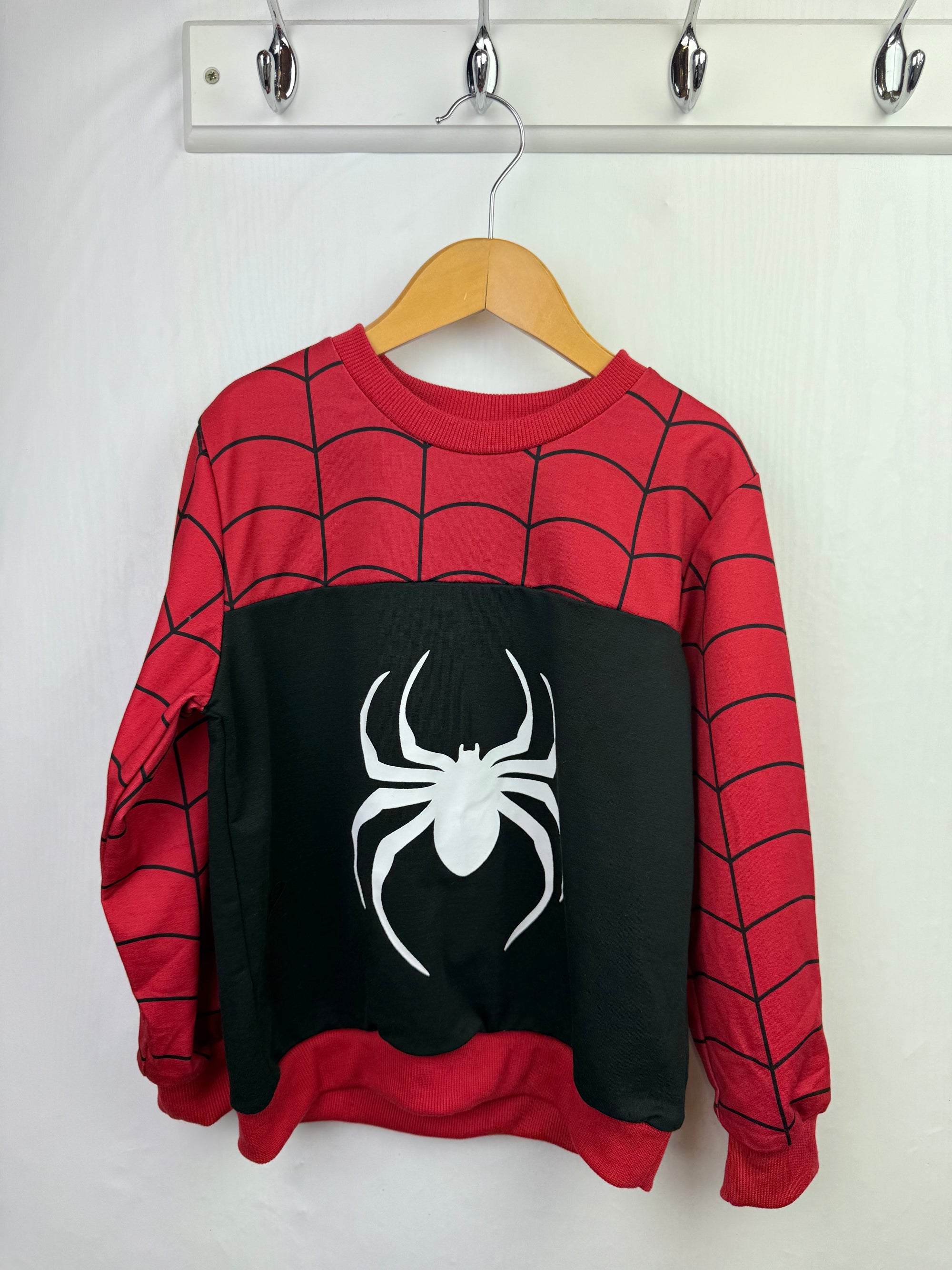 Shein Spider Jumper - Boys 6 Years - Little Ones Preloved. Second Hand Children's & Preloved Baby, Kids, Girls & Boys Clothes. UK online