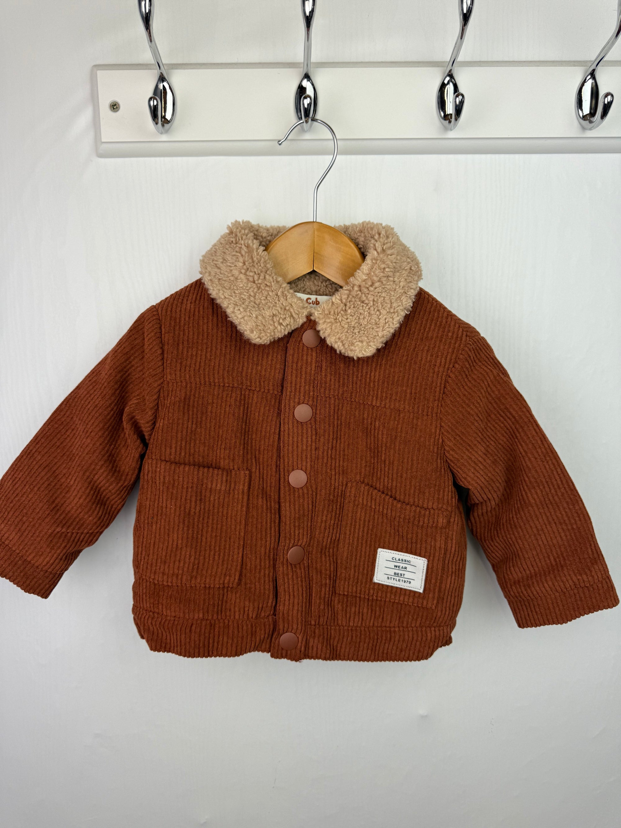 Shein Teddy Bear Fleece Jacket - Boys 6 - 9 Months - Little Ones Preloved. Second Hand Children's & Preloved Baby, Kids, Girls & Boys Clothes. UK online