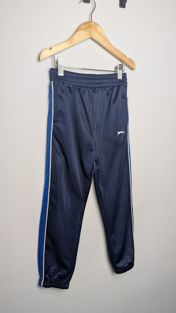 Slazenger Blue Jogging Bottoms - Boys 6-7 Years Little Ones Preloved Used, Preloved, Preworn Baby, Girls & Boys Clothes. Kids & Children's second hand Clothing UK Online. Cheap affordable. Brands including Next, Joules, Nutmeg Morrisons, TU, F&F, H&M.