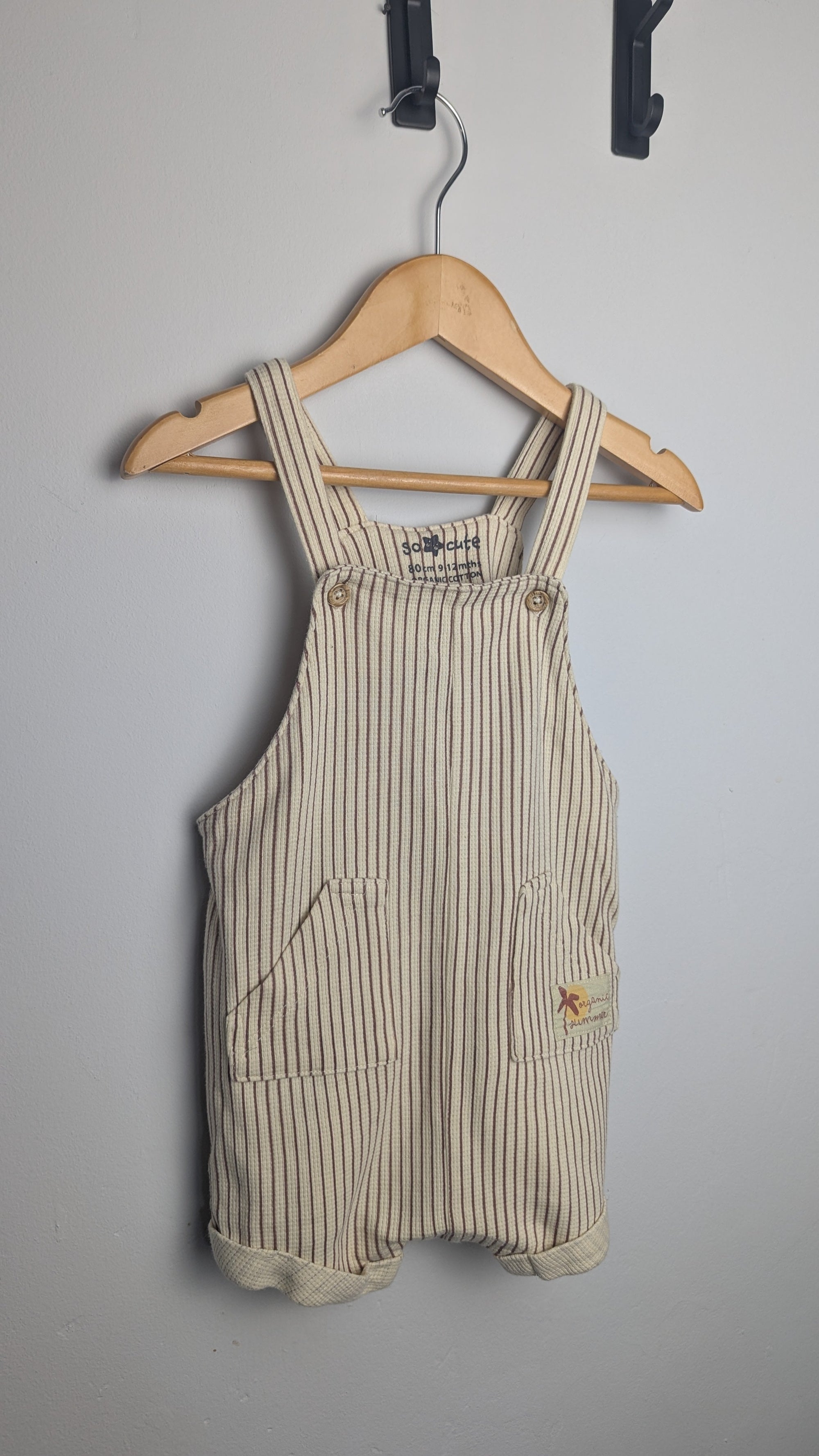 So Cute Striped Waffle Romper - 9 - 12 Months - Little Ones Preloved. Second Hand Children's & Preloved Baby, Kids, Girls & Boys Clothes. UK online