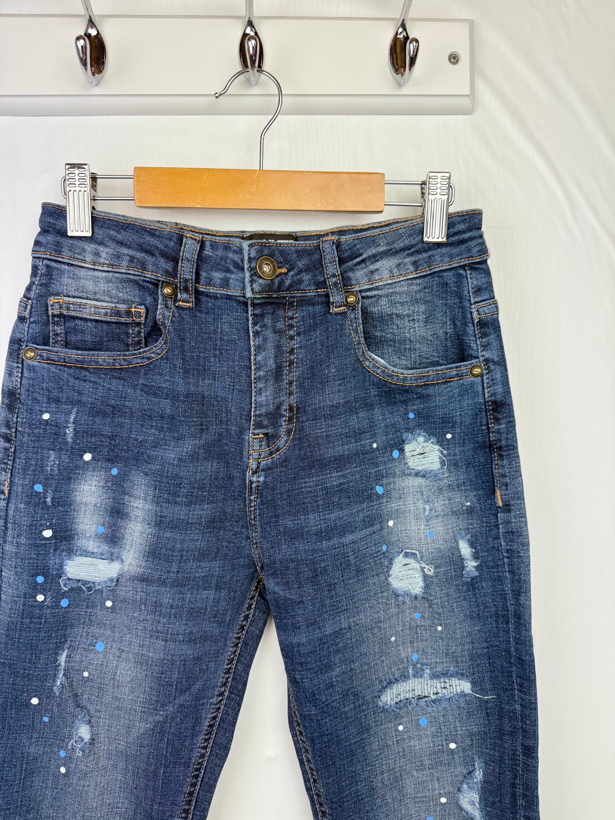 Sonneti Denim Ripped Jeans - Boys 12 - 13 Years - Little Ones Preloved. Second Hand Children's & Preloved Baby, Kids, Girls & Boys Clothes. UK online
