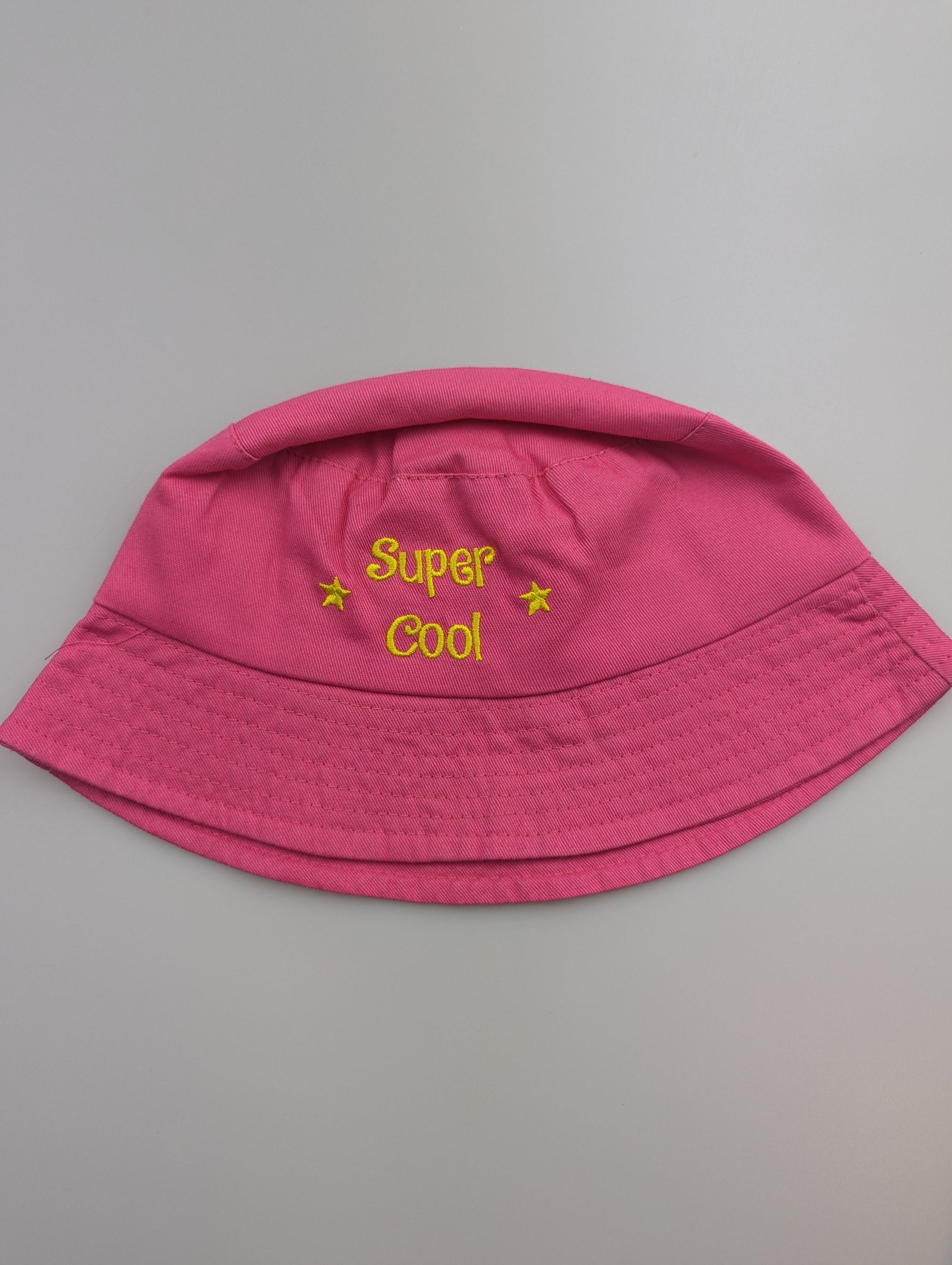 Super Cool Pink Bucket Hat - Girls 18 - 36 Months - Little Ones Preloved. Second Hand Children's & Preloved Baby, Kids, Girls & Boys Clothes. UK online
