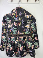Ted Baker Black Floral Coat - Girls 10 Years - Little Ones Preloved. Second Hand Children's & Preloved Baby, Kids, Girls & Boys Clothes. UK online