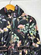 Ted Baker Black Floral Coat - Girls 10 Years - Little Ones Preloved. Second Hand Children's & Preloved Baby, Kids, Girls & Boys Clothes. UK online