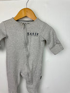 Ted Baker Grey Zip Sleepsuit - Boys Newborn - Little Ones Preloved. Second Hand Children's & Preloved Baby, Kids, Girls & Boys Clothes. UK online