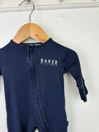 Ted Baker Navy Zip Sleepsuit - Boys Newborn - Little Ones Preloved. Second Hand Children's & Preloved Baby, Kids, Girls & Boys Clothes. UK online