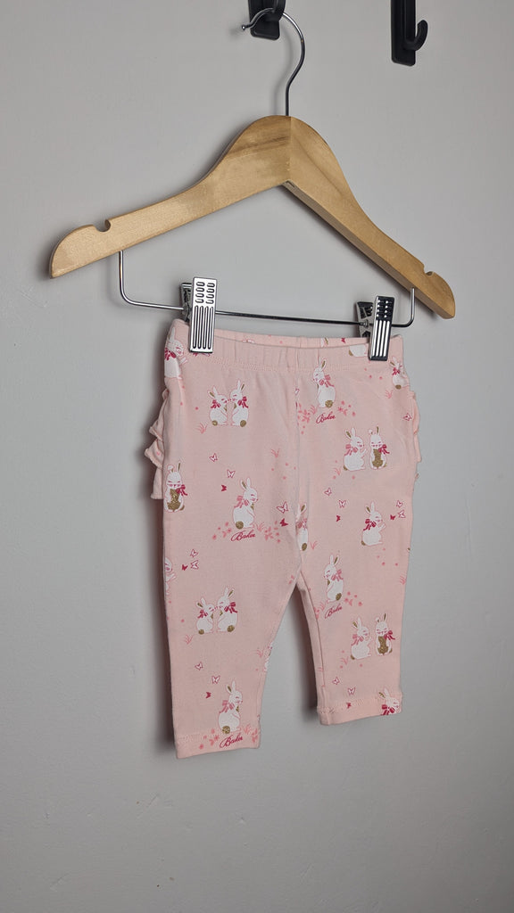 Ted Baker Pink & Gold Bunny Leggings - Girls 3-6 Months Little Ones Preloved Used, Preloved, Preworn & Second Hand Baby, Kids & Children's Clothing UK Online. Cheap affordable. Brands including Next, Joules, Nutmeg Morrisons, TU, F&F, H&M.