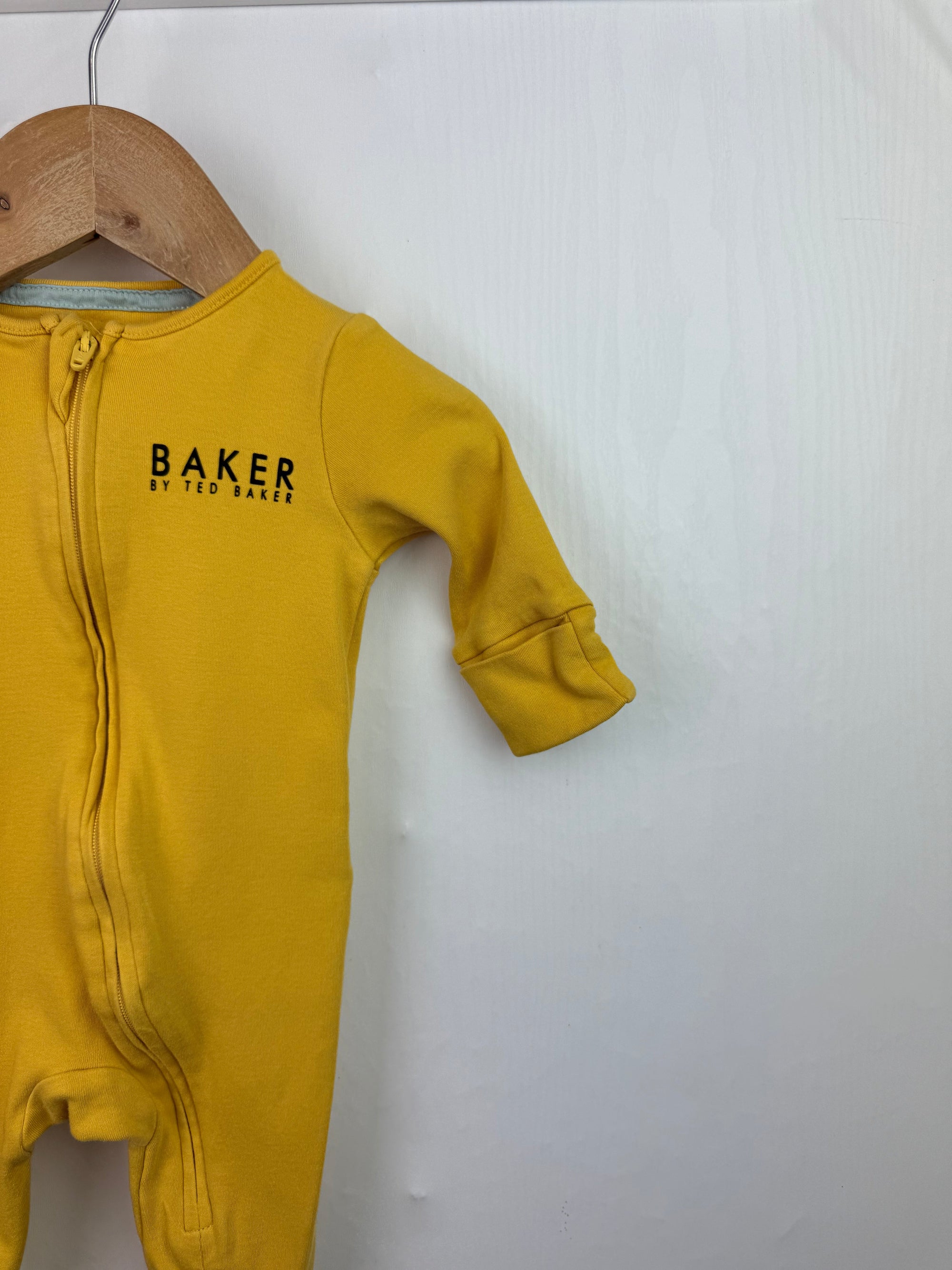 Ted Baker Yellow Zip Sleepsuit - Unisex 0 - 3 Months - Little Ones Preloved. Second Hand Children's & Preloved Baby, Kids, Girls & Boys Clothes. UK online