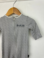 Ted Baker Zipped Zigzag Sleepsuit - Boys Newborn - Little Ones Preloved. Second Hand Children's & Preloved Baby, Kids, Girls & Boys Clothes. UK online