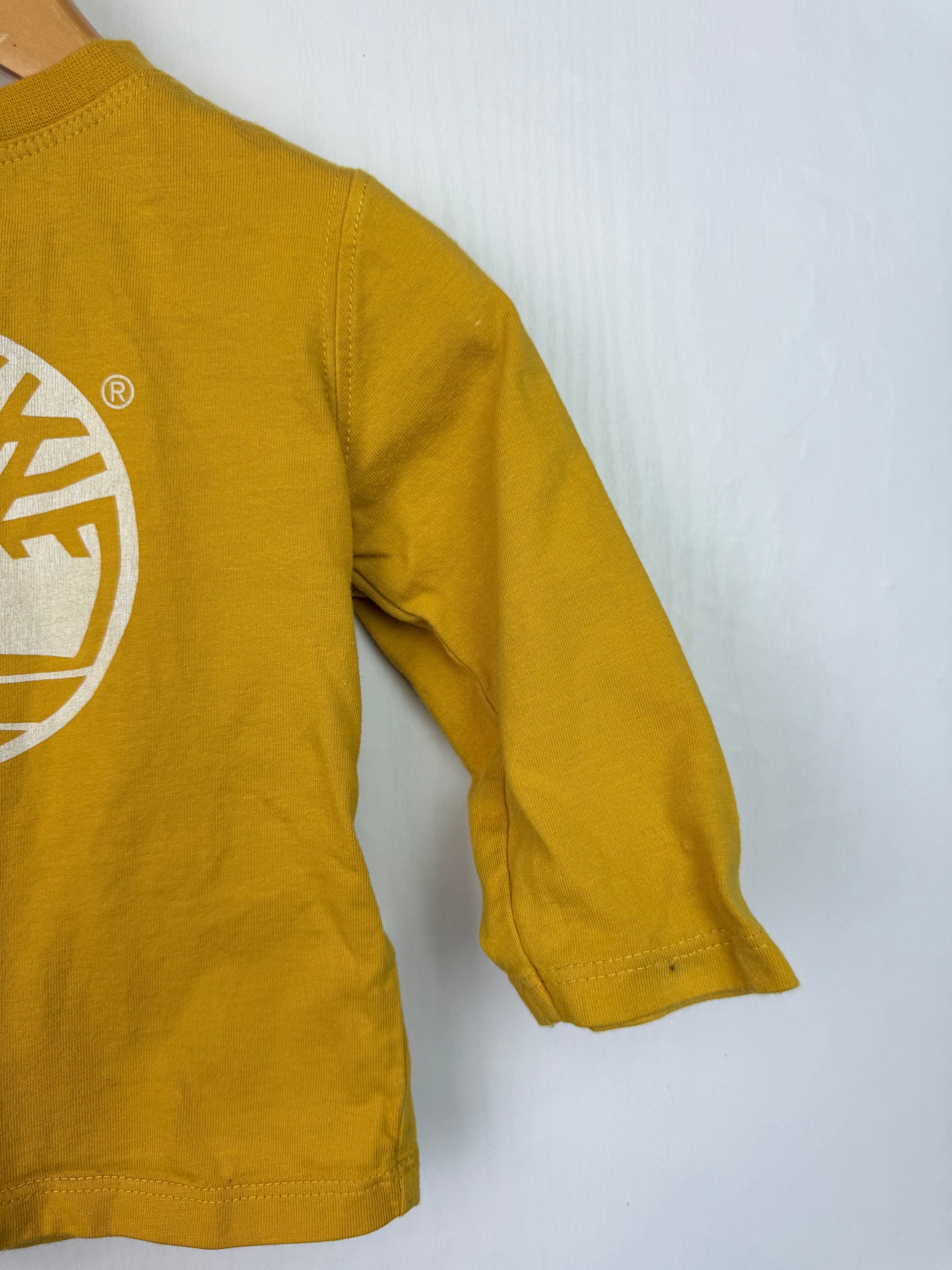 Timberland Yellow Long Sleeve Top - Boys 12 Months - Little Ones Preloved. Second Hand Children's & Preloved Baby, Kids, Girls & Boys Clothes. UK online
