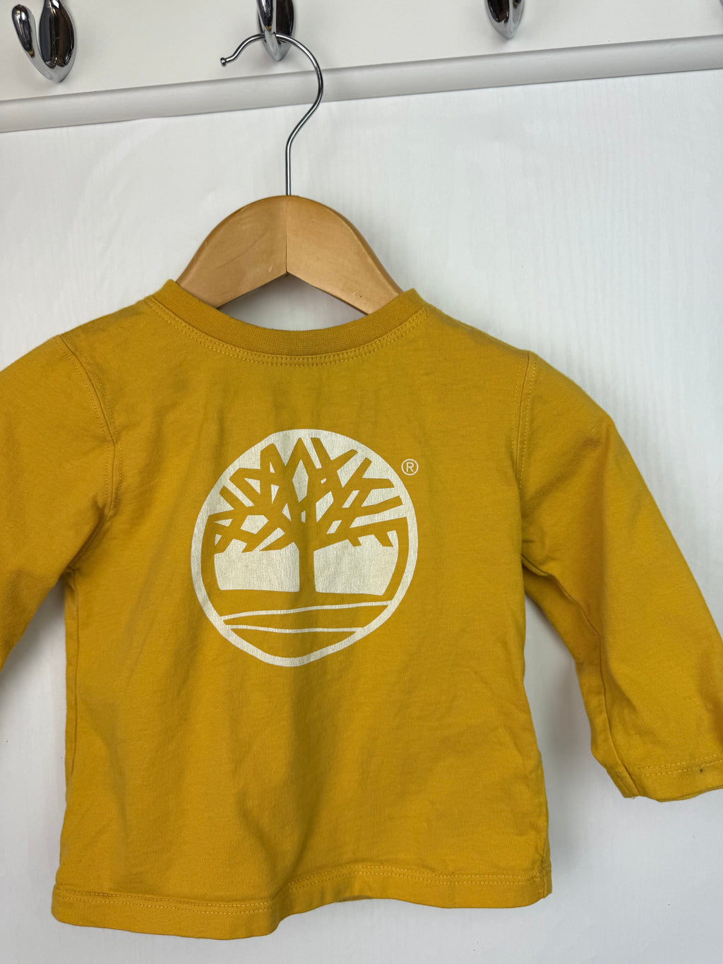 Timberland Yellow Long Sleeve Top - Boys 12 Months - Little Ones Preloved. Second Hand Children's & Preloved Baby, Kids, Girls & Boys Clothes. UK online
