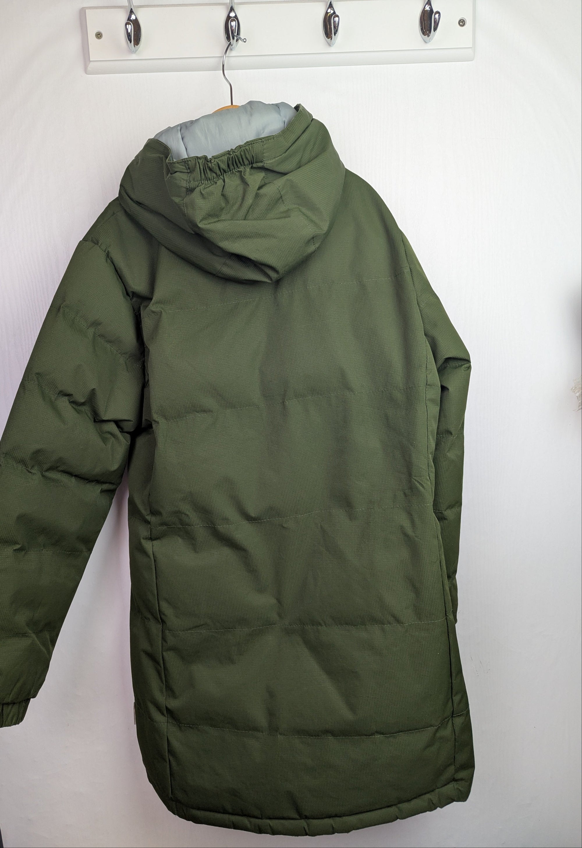 Trespass Green Long Coat - Unisex 9 - 10 Years - Little Ones Preloved. Second Hand Children's & Preloved Baby, Kids, Girls & Boys Clothes. UK online
