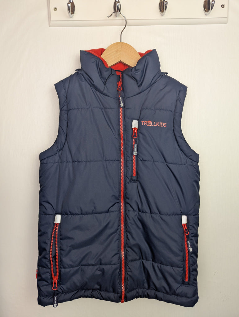 TrollKids Navy Body Warmer - Boys 11-12 Years Little Ones Preloved Second Hand Baby, Girls & Boys Clothes. UK Postage