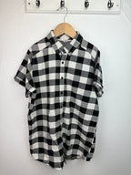 TU Black & White Checked Shirt - Boys 14 Years - Little Ones Preloved. Second Hand Children's & Preloved Baby, Kids, Girls & Boys Clothes. UK online