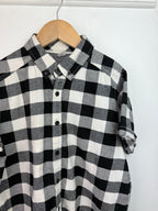 TU Black & White Checked Shirt - Boys 14 Years - Little Ones Preloved. Second Hand Children's & Preloved Baby, Kids, Girls & Boys Clothes. UK online