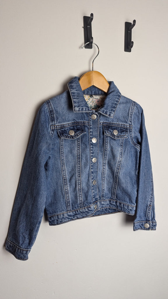 TU Blue Denim Jacket - Girls 3-4 Years Little Ones Preloved Used, Preloved, Preworn & Second Hand Baby, Kids & Children's Clothing UK Online. Cheap affordable. Brands including Next, Joules, Nutmeg Morrisons, TU, F&F, H&M.