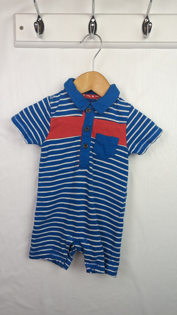 TU Blue Striped Romper 0-3 Months TU Used, Preloved, Preworn & Second Hand Baby, Kids & Children's Clothing UK Online. Cheap affordable. Brands including Next, Joules, Nutmeg Morrisons, TU, F&F, H&M.