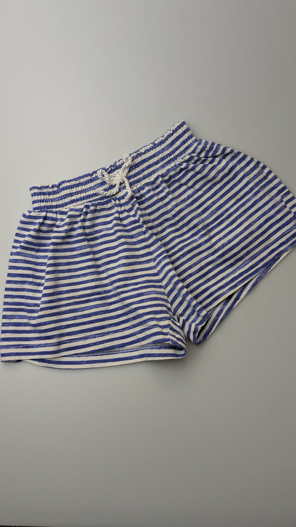 TU Blue Striped Shorts - Boys 2-3 Years Little Ones Preloved Used, Preloved, Preworn Baby, Girls & Boys Clothes. Kids & Children's second hand Clothing UK Online. Cheap affordable. Brands including Next, Joules, Nutmeg Morrisons, TU, F&F, H&M.