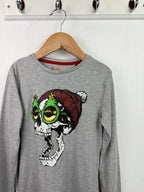 TU Christmas Skull Top - Boys 8 Years - Little Ones Preloved. Second Hand Children's & Preloved Baby, Kids, Girls & Boys Clothes. UK online