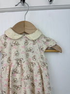 TU Cream & Pink Bunny Bodysuit Dress - Baby Girls 3 - 6 Months - Little Ones Preloved. Second Hand Children's & Preloved Baby, Kids, Girls & Boys Clothes. UK online