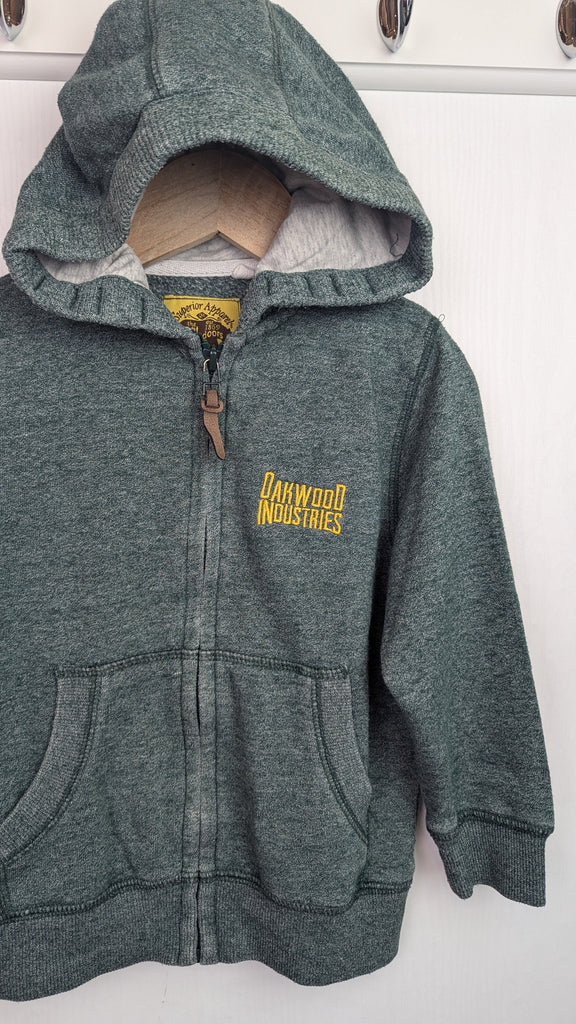 TU Dark Green Zip Hoodie - Boys 4 Years Little Ones Preloved Used, Preloved, Preworn & Second Hand Baby, Kids & Children's Clothing UK Online. Cheap affordable. Brands including Next, Joules, Nutmeg Morrisons, TU, F&F, H&M.