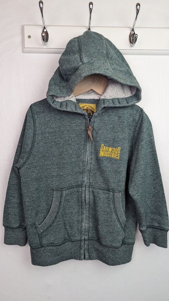 TU Dark Green Zip Hoodie - Boys 4 Years Little Ones Preloved Used, Preloved, Preworn & Second Hand Baby, Kids & Children's Clothing UK Online. Cheap affordable. Brands including Next, Joules, Nutmeg Morrisons, TU, F&F, H&M.