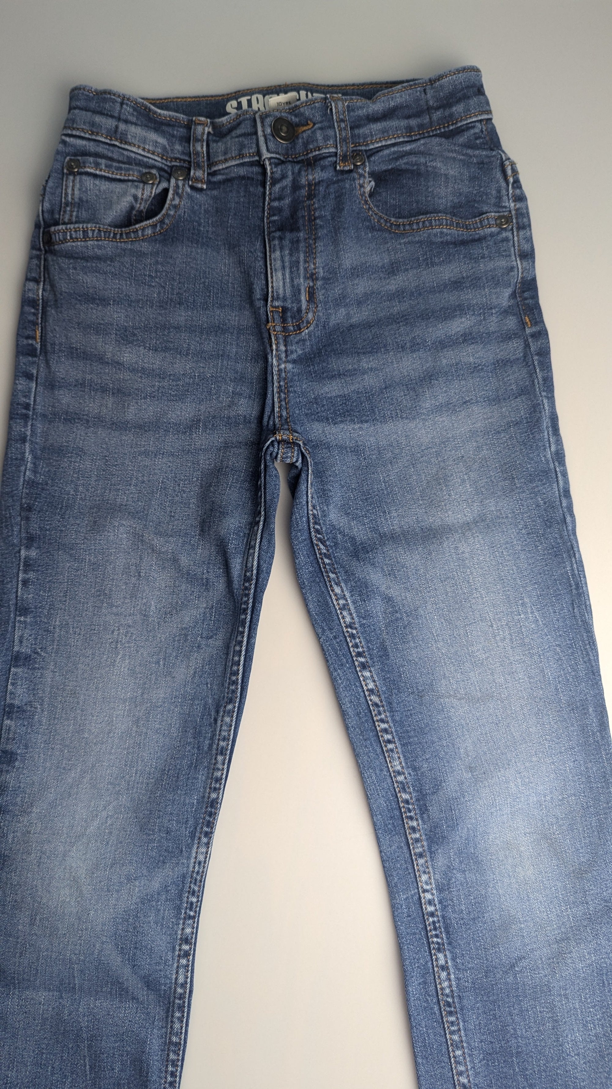 TU Denim Blue Skinny Jeans - Boys 10 Years - Little Ones Preloved. Second Hand Children's & Preloved Baby, Kids, Girls & Boys Clothes. UK online
