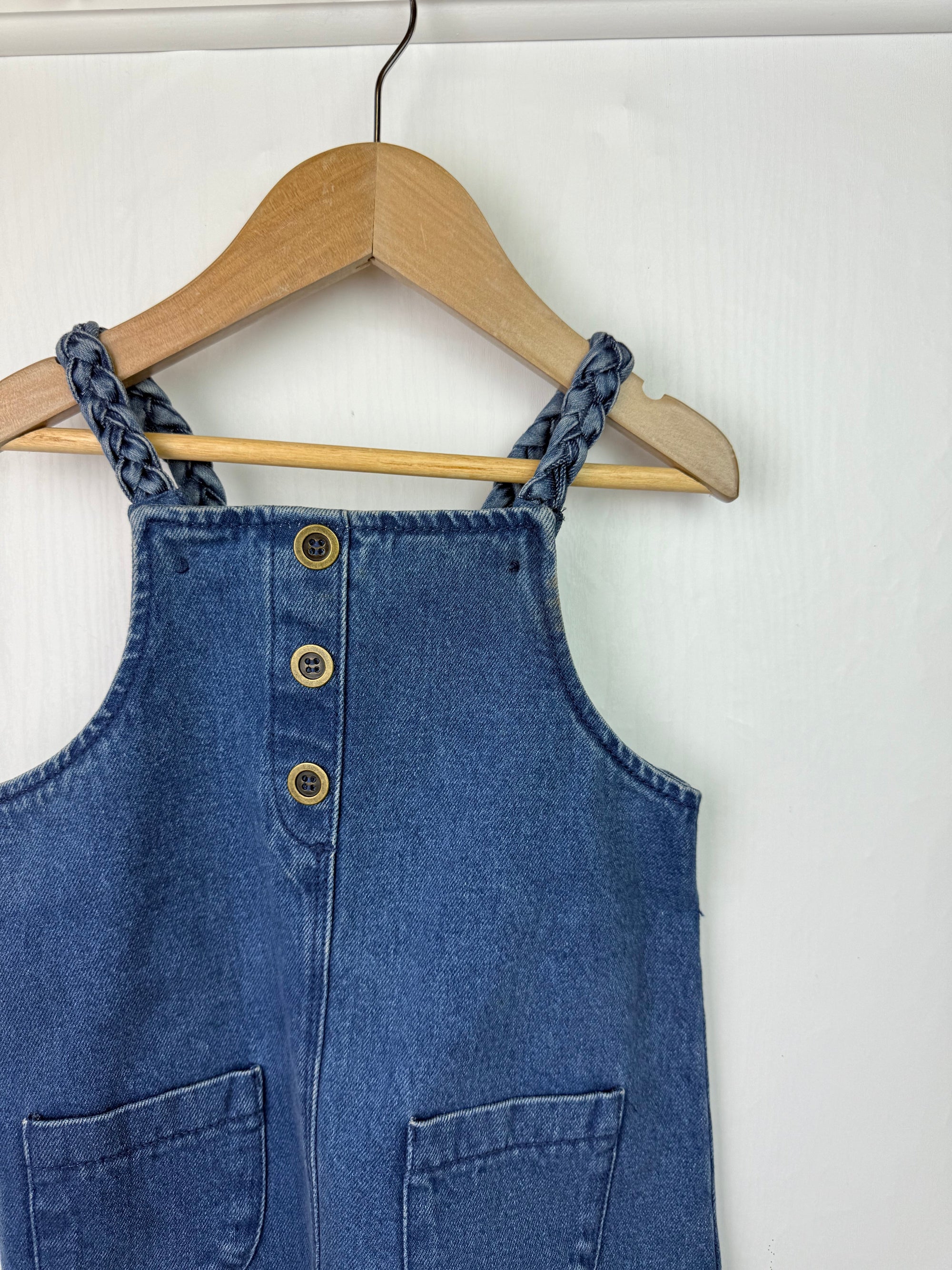 TU Denim Dungaree Dress - Girls 12 - 18 Months - Little Ones Preloved. Second Hand Children's & Preloved Baby, Kids, Girls & Boys Clothes. UK online