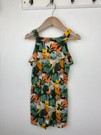 TU Floral Rain Forest Playsuit - Girls 5 Yeats - Little Ones Preloved. Second Hand Children's & Preloved Baby, Kids, Girls & Boys Clothes. UK online