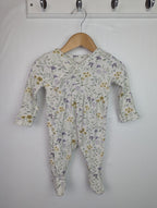 TU Floral Ribbed Sleepsuit - Girls 0 - 3 Months - Little Ones Preloved. Second Hand Children's & Preloved Baby, Kids, Girls & Boys Clothes. UK online
