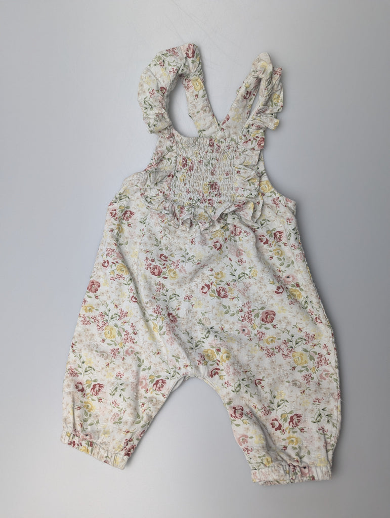 TU Floral Romper - Girls 0-3 Months Little Ones Preloved Used, Preloved, Preworn Baby, Girls & Boys Clothes. Kids & Children's second hand Clothing UK Online. Cheap affordable. Brands including Next, Joules, Nutmeg Morrisons, TU, F&F, H&M.