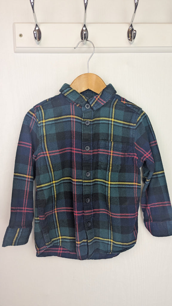 TU Green Check Shirt - Boys 3 Years TU Used, Preloved, Preworn & Second Hand Baby, Kids & Children's Clothing UK Online. Cheap affordable. Brands including Next, Joules, Nutmeg Morrisons, TU, F&F, H&M.