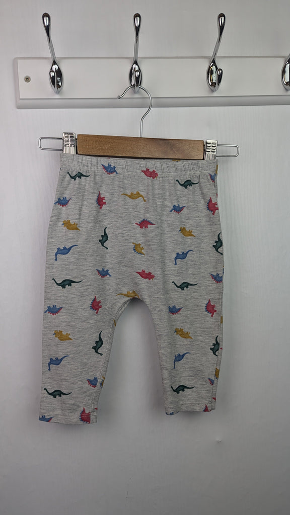 TU Grey Dinosaur Leggings - Boys 6-9 Months Little Ones Preloved Used, Preloved, Preworn & Second Hand Baby, Kids & Children's Clothing UK Online. Cheap affordable. Brands including Next, Joules, Nutmeg Morrisons, TU, F&F, H&M.