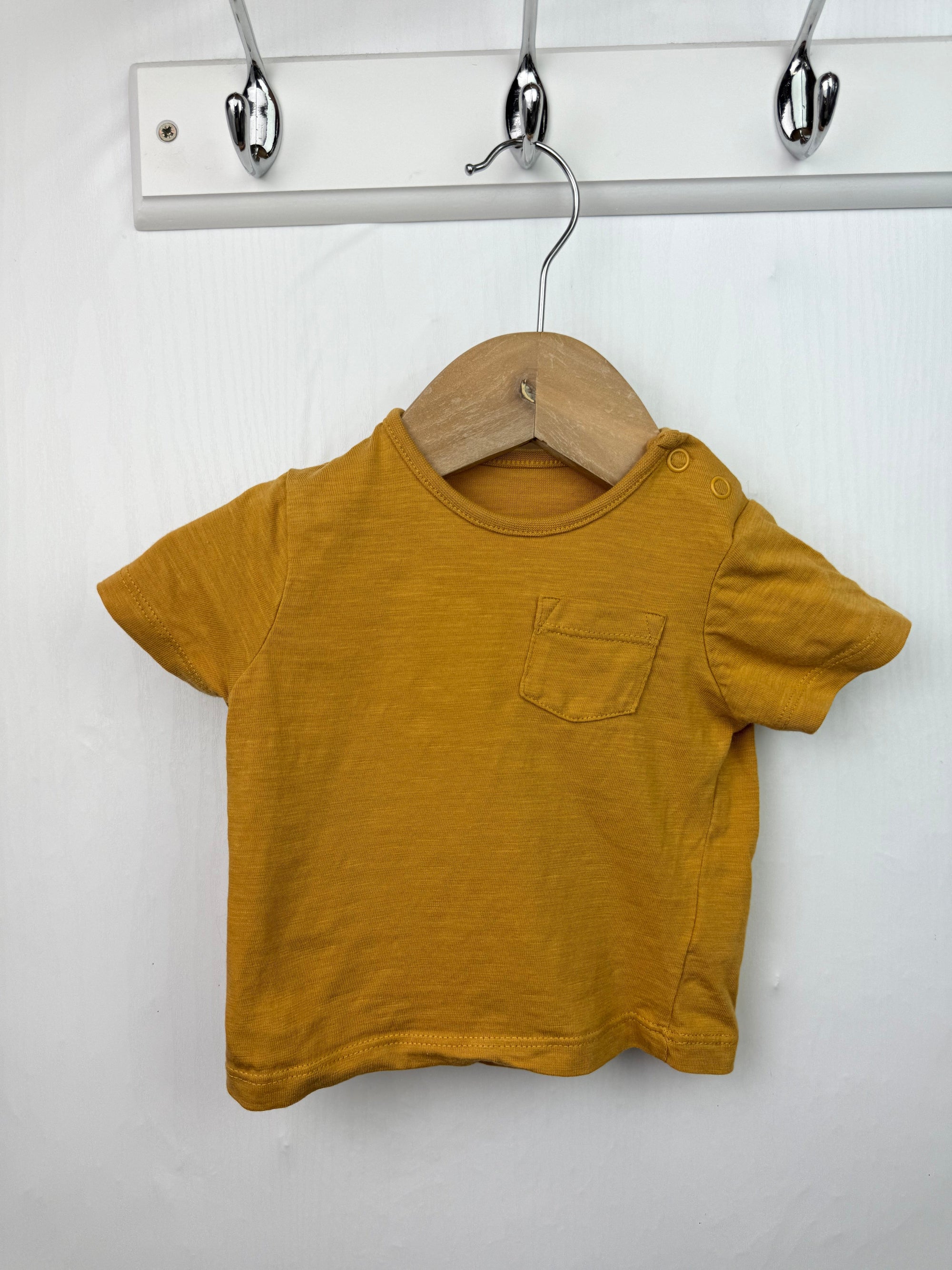 TU Light Brown Pocket Top - Baby Boys 0 - 3 Months - Little Ones Preloved. Second Hand Children's & Preloved Baby, Kids, Girls & Boys Clothes. UK online