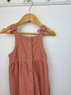 TU Light Pink Cord Dungaree Romper - Girls 9 - 12 Months - Little Ones Preloved. Second Hand Children's & Preloved Baby, Kids, Girls & Boys Clothes. UK online