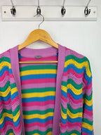 TU Long Multicolour Knit Cardigan - Girls 11 - 12 Years - Little Ones Preloved. Second Hand Children's & Preloved Baby, Kids, Girls & Boys Clothes. UK online