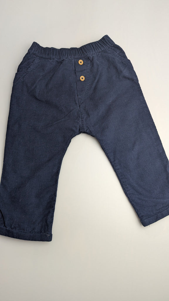 TU Navy Cord Trousers TU Used, Preloved, Preworn Baby, Girls & Boys Clothes. Kids & Children's second hand Clothing UK Online. Cheap affordable. Brands including Next, Joules, Nutmeg Morrisons, TU, F&F, H&M.