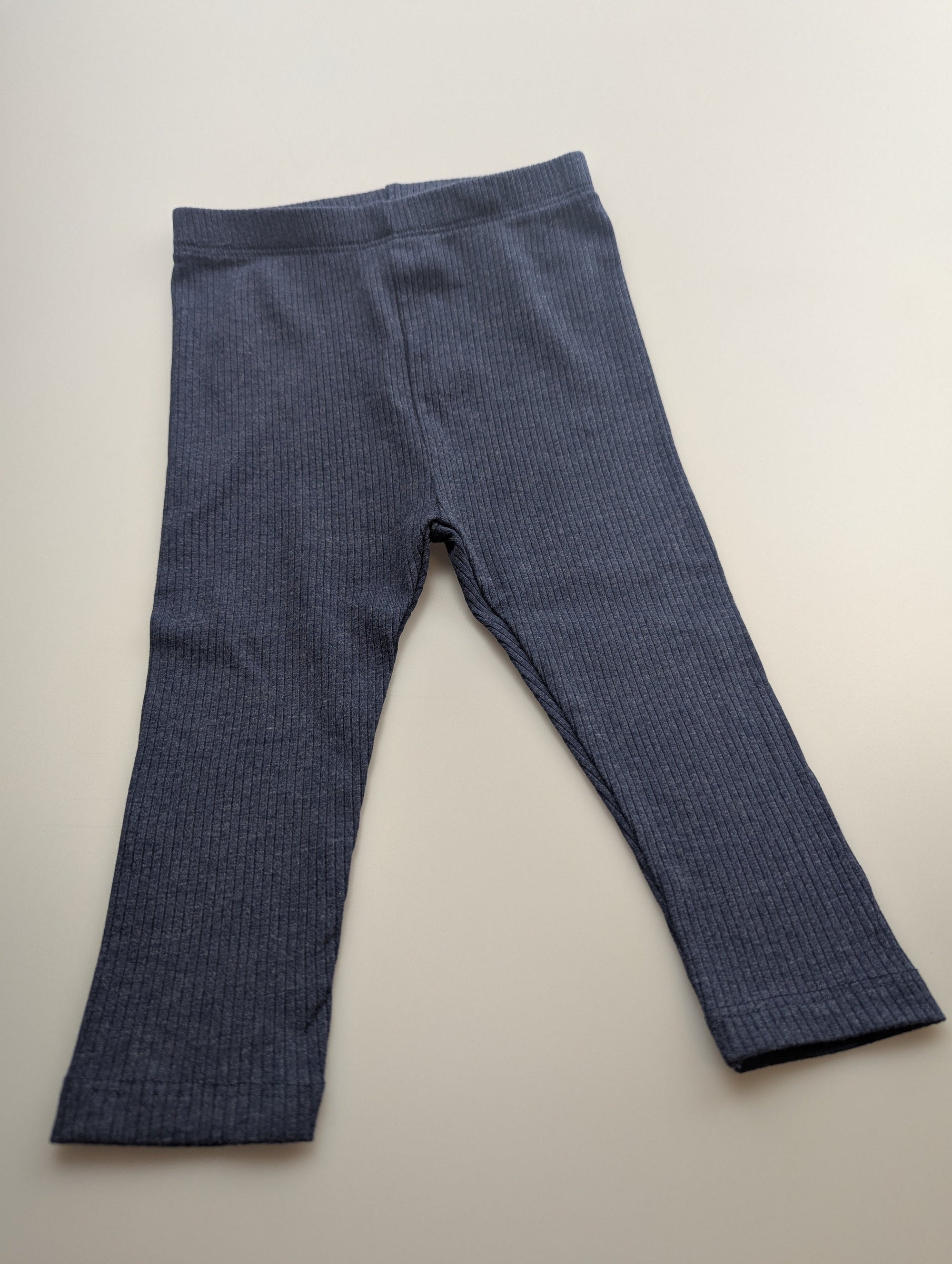 TU Navy Ribbed Leggings - Unisex 12 - 18 Months - Little Ones Preloved. Second Hand Children's & Preloved Baby, Kids, Girls & Boys Clothes. UK online