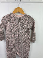 TU Pink Animal Print Sleepsuit - Girls 3 - 6 Months - Little Ones Preloved. Second Hand Children's & Preloved Baby, Kids, Girls & Boys Clothes. UK online