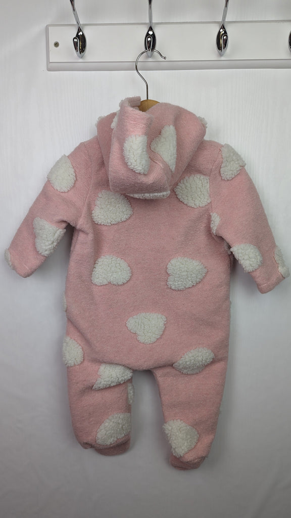 TU Pink Cloud Pram Suit - Girls 3-6 Months TU Used, Preloved, Preworn & Second Hand Baby, Kids & Children's Clothing UK Online. Cheap affordable. Brands including Next, Joules, Nutmeg Morrisons, TU, F&F, H&M.