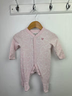 TU Pink 'Little Sister' Sleepsuit - Baby Girls Newborn - Little Ones Preloved. Second Hand Children's & Preloved Baby, Kids, Girls & Boys Clothes. UK online